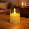 Luzes de vela simuladas transfronteiriças, luzes de vela eletrônicas LED universais, luzes de vela simples de plástico, luzes de atmosfera festiva e de festa