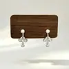 Pendientes Únicos de Perla Gota de Agua Super Brillantes, Exquisitos y Versátiles, Disponibles en Oro y Plata, Clips para Orejas sin Perforar para Mujer