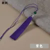 Ropa de Seda de Hielo Larga con Borlas y Adornos Huecos, Bolsita Colgante de Borla Colgante Pequeño de Borla Borla