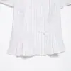 Z Estilo Europeu e Americano Transfronteiriço 2026 Nova Moda Elegante Amazon Atacado de Roupas Femininas Camisa de Popeline Listrada 2066010