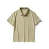 Camisetas Polo Lisas de Verão para Homens e Mulheres, Roupa de Trabalho Casual de Manga Curta com Gola Reversível, Atacado em Estoque de Comércio Exterior