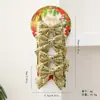 Adorno Colgante de Lazo Navideño de Amazon Decoración de Árbol de Navidad de Tela Diseño de Escena Navideña Lazo
