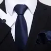 Corbata de Hombre de 8 cm para Negocios y Boda, Corbata Formal Jacquard Rayada, Sensación de Lujo, en Stock para Suministro Directo