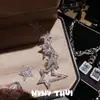 Joyas: Pulsera Flor Rubí de un Sueño de Verano, Conjunto de Circonia con Piedras Preciosas de Colores, Lujo Ligero, Nicho, Exquisito