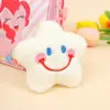 Pestañas Rellenas Cara Sonriente Estrella Colgante Tres Ojos Dibujos Animados Broche Accesorios DIY Accesorios para el Cabello Accesorios para Ropa Venta al por Mayor