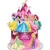 Tarjeta de Pastel de Cumpleaños Tema Siete Princesas Dishini Tarjeta de Pastel de Fiesta de Cumpleaños Princesa Frozen Aisha