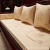 Nova Almofada de Sofá de Redwood Estilo Chinês, Antiderrapante Todas as Estações Capa Completa com Zíper para Cama Luohan, Adequada para Sentar por Longos Períodos, Uso Doméstico, Personalizável
