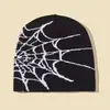 Moda Coreana Tejido Jacquard Telaraña Gorro de Punto Otoño e Invierno Resistente al Frío Cálido Gorro de Lana Versátil Estilo Ins Gorro Frío Venta al por Mayor