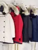 Jaqueta acolchoada Canada Goose transfronteiriça, mesmo estilo da Rossclair, parka casaco cauda de andorinha feminina 05 2580L