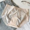 Roupa Íntima Hua Yuze Feminina Seda Gelada sem costura sexy para meninas plus size cintura média respirável shorts triângulo verão fino