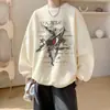 Sudadera de cuello redondo para hombre de marca moderna estilo americano, nueva colección otoño e invierno 2026, top versátil elegante y casual de corte holgado para hombre