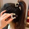Super Doce Laço de Renda com Orelha de Coelho Pequeno Grampo de Presa Franja da Frente Grampo Lateral Grampo de Cabelo de Princesa Celebriedade da Internet Acessório de Cabeça