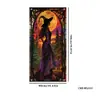 Cortina de puerta de bruja transfronteriza tela de fondo decoración pancarta Halloween atmósfera de terror bandera colgante calavera Cubierta de puerta de Halloween