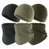 Gorra de ciclismo transfronteriza en stock, cálida y forrada de forro polar, ajustable, con cordón, color liso y adecuada para deportes y como calentador de cuello.