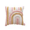 Almohada de Sofá Rosa con Penachos Estilo Ins Nuevo Hogar Estilo Amor Fresco Almohada Desmontable Combinación de Almohadas