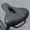 Cojín para asiento de bicicleta, sillín de bicicleta de montaña, asiento cómodo, amortiguador de impactos, asiento engrosado, accesorio universal para bicicleta con asa