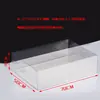 Caja de Pastel de Cumpleaños Digital Famosa en Internet Mascota Completamente Transparente Caja de Empaque para Hornear Engrosada a Prueba de Polvo Al por Mayor en Stock