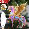 Em Estoque Website Independente Item Mais Vendido Ébano Cavalo Majestade 2D Acrílico Decorativo Preto Ébano Cavalo Estatueta Novo