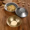 Plato Retro de Acero Inoxidable para Pasta, Plato Profundo para Frutas, Plato para Comida Occidental Estilo Industrial Antiguo Comercial, Bol para Fideos, Plato para Ensalada