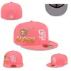 Boné de Baseball MLB Comércio Exterior Novo Boné Fechado Unissex Bordado Hip-Hop Tamanho do Boné Proteção Solar ao Ar Livre Boné à Prova de Vento
