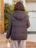 Chaqueta de plumón de alta gama, ultracálida para mujer, nuevo estilo invernal, diseñada para madres de mediana edad y mayores, con plumón de ganso blanco engrosado para abrigo y protección contra el viento