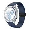 Adecuado para Samsung/Huawei Watch Series Hebilla Magnética Plegable de Textura Pebble Correa de Silicona 20/22mm Universal