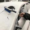 Pala para quitar nieve del coche artefacto multifunción retráctil pala deshielo cepillo quitanieves pala deshielo invierno