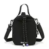 Bolso cruzado de un solo hombro con retazos de nailon en bloques de color, Mochila casual versátil, Bolso mini multifuncional de moda para teléfono