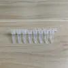 Tubo de fila de tubos de unión para PCR cubierta secundaria del tubo 0.2 ml cubierta de conexión ocho tubos de conexión tubo de conexión PCR8 cuantitativo fluorescente