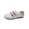 Zapatos Huecos de Malla de Primavera y Verano para Mujer Estilo Coreano Suela Blanda Suela Plana Zapatos de Mujer Embarazada para Mujeres de Mediana Edad y Ancianas Sandalias de Agujeros