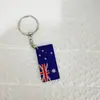 Colgantes de Bandera Alemana, Singapurense, Estadounidense, Israelí Transfronterizos, Anillos de Llavero Filipinos, Malasios, Británicos