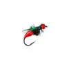 Set de anzuelos para moscas y mosquitos venenosos, Señuelo cebo micro, Caja de aparejos de pesca, Cebo mixto para pescado blanco, Señuelo de imitación de besugo topmouth