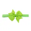 Pacote com 20 Faixa de Cabelo com Laço de Quatro Cantos AliExpress Menina Cor Sólida Faixa Canelada Faixa de Cabelo Bebê Simples Faixa de Cabelo Feminina