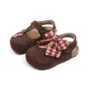 Sapatos Estilo Birkenstock para Meninas com Laço, Sapatilhas de Princesa, Novo Estilo Primavera 2026, Mocassins Versáteis Vazados para Bebês