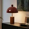 Lámpara de mesita de noche de alta gama de madera maciza estilo americano para dormitorio y sala de estar de estilo vintage francés, lámpara de mesita de noche vintage para dormitorio de hotel
