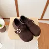 Zapatos Birkenstock de suela gruesa con tacón oculto completamente cerrados zapatos de slip-on ugly-cute zapatos individuales verano nuevo elegantes versátiles mocasines Birkenstock