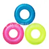 Venta Directa de Fábrica de Nuevos Flotadores Inflables 3D Perlados para Piscina, Flotadores de Colores de PVC Engrosado, Salvavidas de Tres Colores al por Mayor
