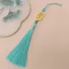 Guanshan Yue Producto Nuevo Marca Buda Tailandés Colgante de Borla Estilo Chino Espiga Joyería para Coche Linterna Marcador de Libros Accesorios para Ropa