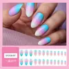 Fake Nail Wear Armor Comércio Exterior Wearable Nail Stickers Peças de unhas europeias e americanas Produtos acabados Venda por atacado prensa nas unhas