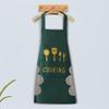 Delantal para Limpiar Manos con Cuchillo y Tenedor Impermeable y a Prueba de Aceite Engrosado y Acolchado Babero Publicitario con Logotipo Impreso Cocina Café