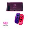Switch oled pc morado transparente polvo transparente carcasa mango transparente dividido brillo carcasa cristal soporte