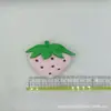 Pelúcia de Algodão Fruta Animal Cabeça de Coelho Broche Fofo Acessórios de Desenho Animado com Sapo Semi-acabado Rabanete Artesanal di
