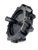 Rueda sólida para motoazada 4.00-8 a prueba de pinchazos resistente al desgaste 3.50-6 sin cámara rueda trasera de motoazada rueda para remover la tierra