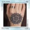 Tatuagens Adesivas de Ervas Totem Flor de Mandala para Homens e Mulheres Impermeáveis Duradouras Tatuagem Artificial Não Refletiva Suco Semi-Permanente