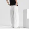 Pantalones rectos de algodón puro para hombre, pantalones casuales finos de verano, pantalones para hombre de primavera y otoño, pantalones deportivos anchos transpirables y holgados