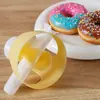 Molde para Donas Americanas con Pinzas para Sumergir, Herramienta de Molde para Donas, Suministros para Hornear, Herramientas de Cocina de Plástico Grandes