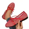 Sapatos Rasos Femininos de Tela com Laço, Estilo para o Dia a Dia e Deslocamento, Mais Fáceis de Combinar com Sapatos Femininos, Sapatos Estilo Ballet