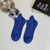 Calcetines de verano para hombre de malla con talón protector, calcetines para aire acondicionado transpirables y absorbentes del sudor, calcetines bajos de color sólido antideslizantes, fabricantes mayoristas