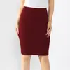 Falda de Seda Brillante de Moda y Elegante para Mujer, Ajustada al Cuerpo, de Cintura Alta, Longitud Media, Falda Lápiz Elástica Ajustada, Popular en Europa y América