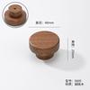 Tirador de Cajón de Hongo de Madera Log Japonés Redondo Madera Agujero Único Gabinete Puerta de Armario de Madera Habitación Infantil Tirador de Madera Maciza